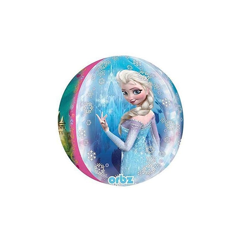 GLOBO METALIZADO FROZEN - ESFERA - UNIDAD