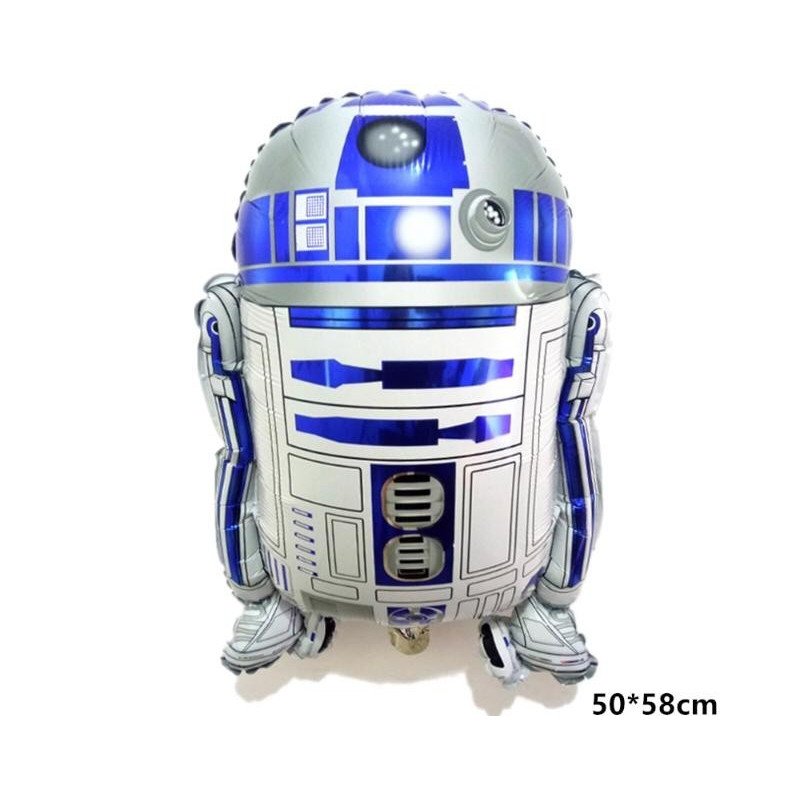 GLOBO METALIZADO STAR WARS R2 D2  - CUERPO - UNIDAD