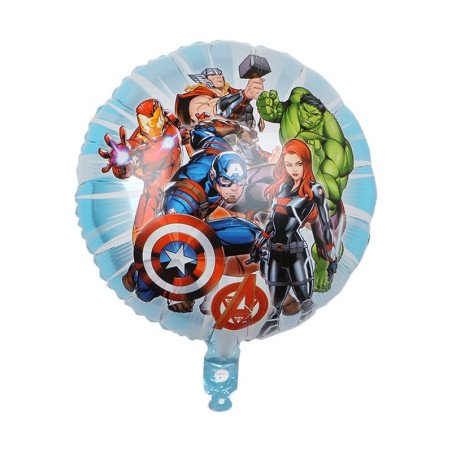 GLOBO METALIZADO AVENGERS - REDONDO - UNIDAD