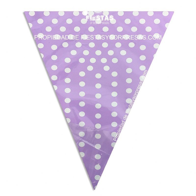 BANDERINES POLKA LILA BANDERINES POLKA LILA