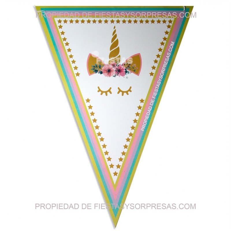 BANDERINES UNICORNIO II - UNIDAD