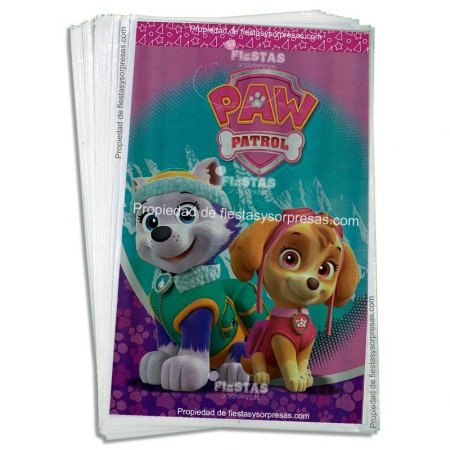 Bolsas para sorpresa Skye y Everest