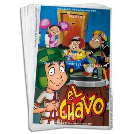 BOLSAS PARA SORPRESA EL CHAVO - PAQUETE X 20