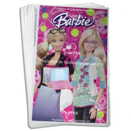BOLSAS PARA SORPRESA BARBIE - PAQUETE X 20