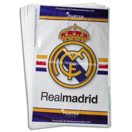 BOLSAS PARA SORPRESA REAL MADRID - PAQUETE X 20