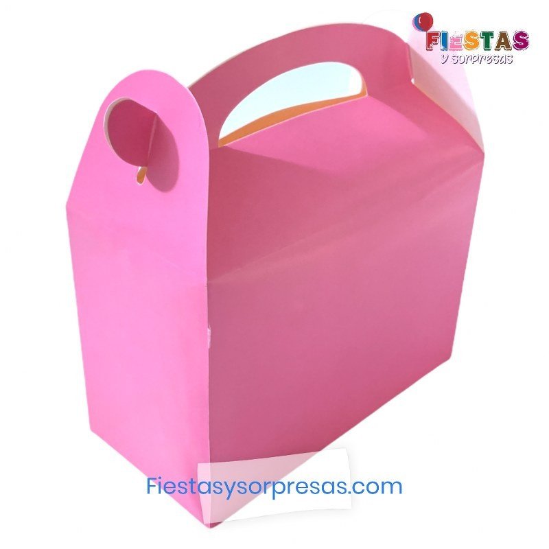 CAJA PARA SORPRESAS - ROSADO - PAQUETE X 10