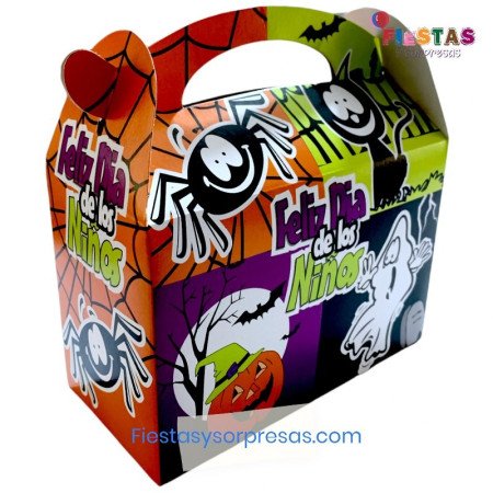 Caja para sorpresas y dulces de Halloween