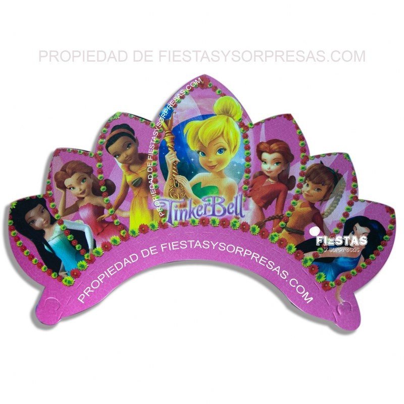 CORONA TINKER BELL - PAQUETE X 12