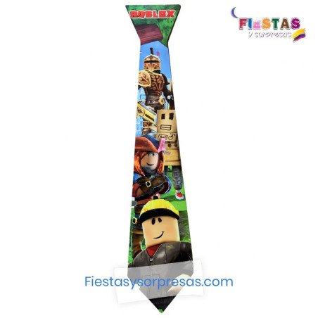 Corbata Roblox Paquete X 12 | Fiestas y Sorpresas