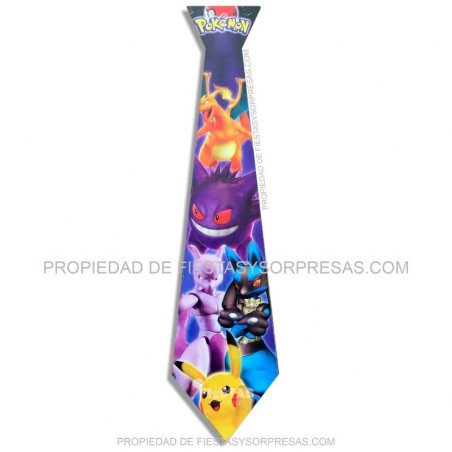 CORBATA POKEMON - PAQUETE X 12