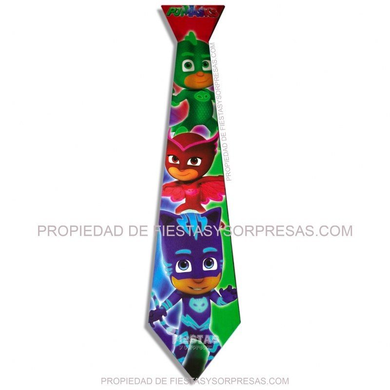 CORBATA PJ MASKS - PAQUETE X 12