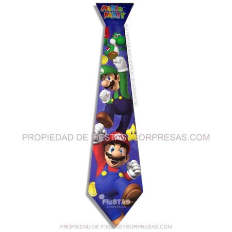 CORBATA MARIO BROS - PAQUETE X 12