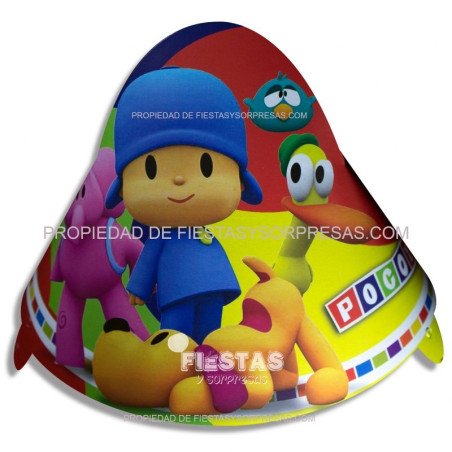 GORRO POCOYO - PAQUETE X 12