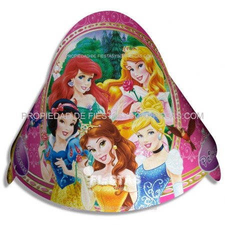 GORRO PRINCESAS - PAQUETE X 12