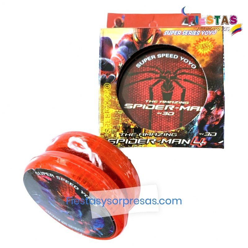 YOYO CON LUZ - SPIDERMAN - UNIDAD