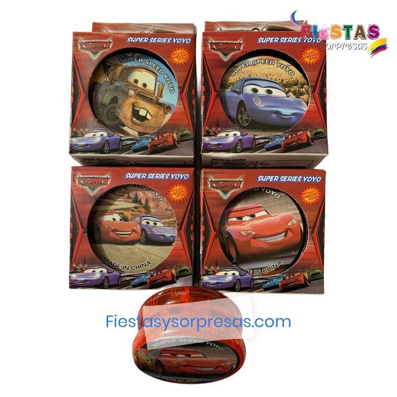 YOYO CON LUZ - CARS - UNIDAD