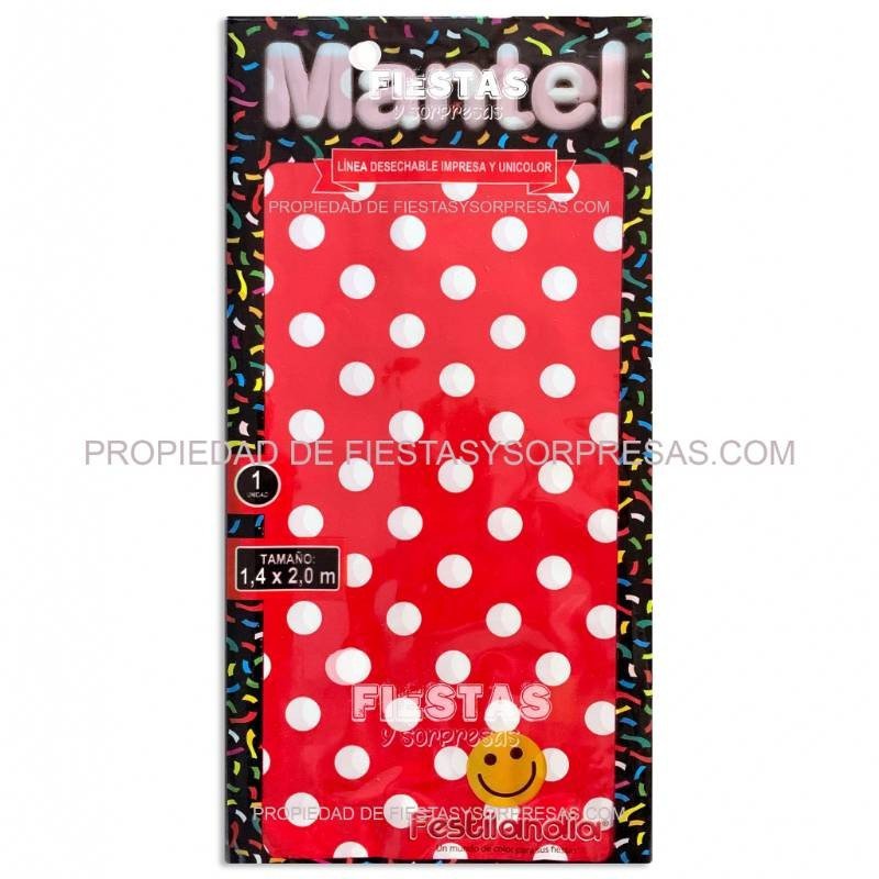 MANTEL P0LKA ROJO - UNIDAD MANTEL P0LKA ROJO - UNIDAD