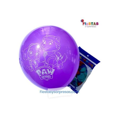 Globo impreso Skye y Everest