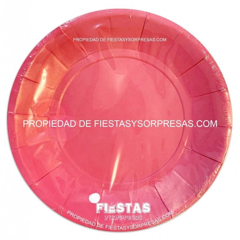 Plato de cartón para torta color rosado. Plato de cartón para torta color rosado.