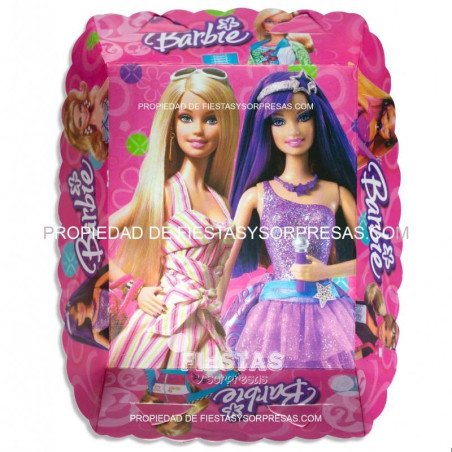 PLATO BARBIE - PAQUETE X 12