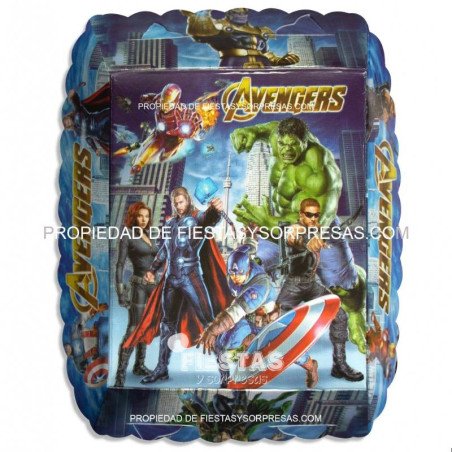 PLATO AVENGERS - PAQUETE X 12