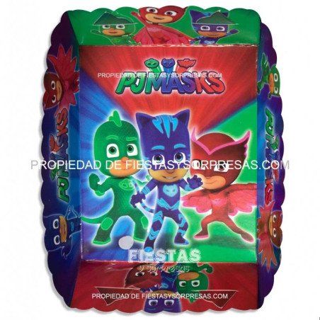 PLATO PJ MASKS - PAQUETE X 12