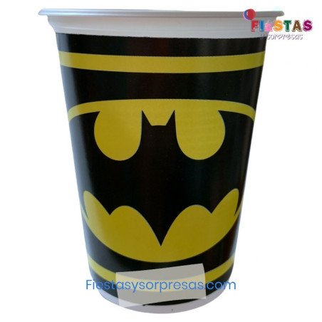 VASOS BATMAN 7oz.- PAQUETE X 12