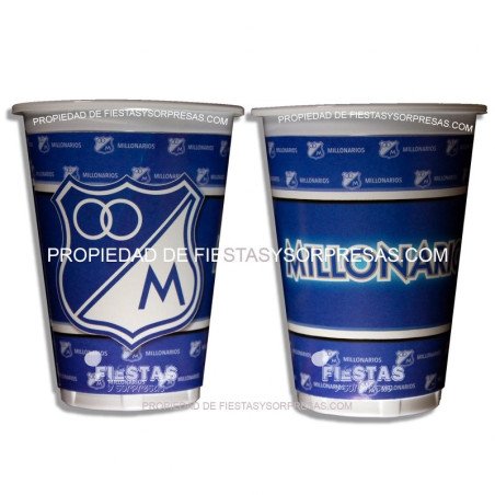 VASOS MILLONARIOS 7oz.- PAQUETE X 12