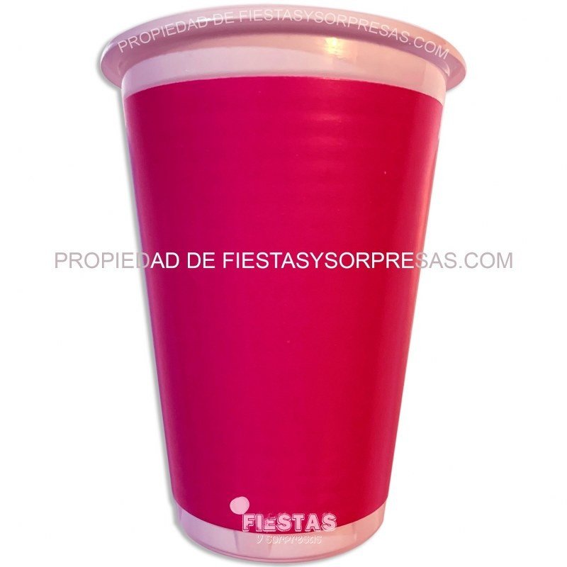 VASO FUCSIA - PAQUETE X 12 VASO FUCSIA - PAQUETE X 12