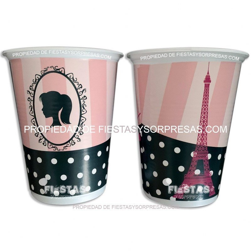 VASOS PARÍS 7oz.- PAQUETE X 12