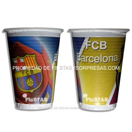 VASOS BARCELONA FÚTBOL CLUB 7oz.- PAQUETE X 12