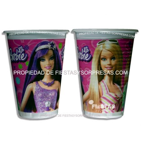 VASOS BARBIE 7oz.- PAQUETE X 12