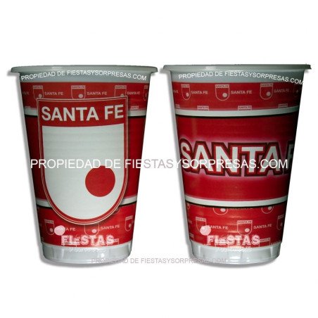 Vasos Santa Fe 7Oz Paquete X 20 | Fiestas y Sorpresas