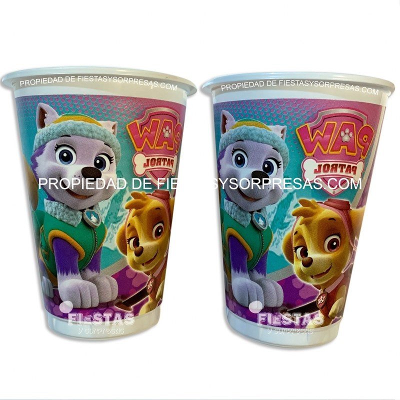 Vasos desechables Skye y Everest