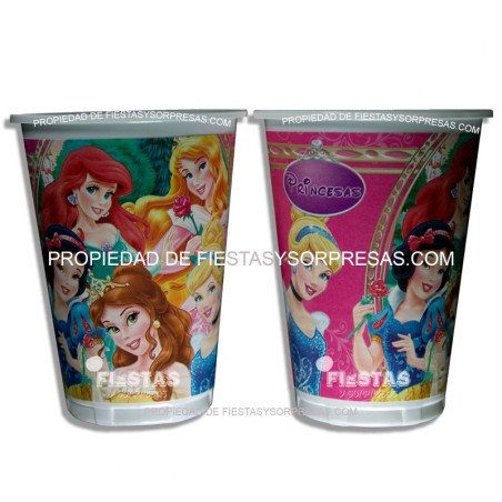 VASOS PRINCESAS 7oz.- PAQUETE X 12