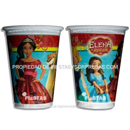 VASOS ELENA DE AVALOR  7oz.- PAQUETE X 12