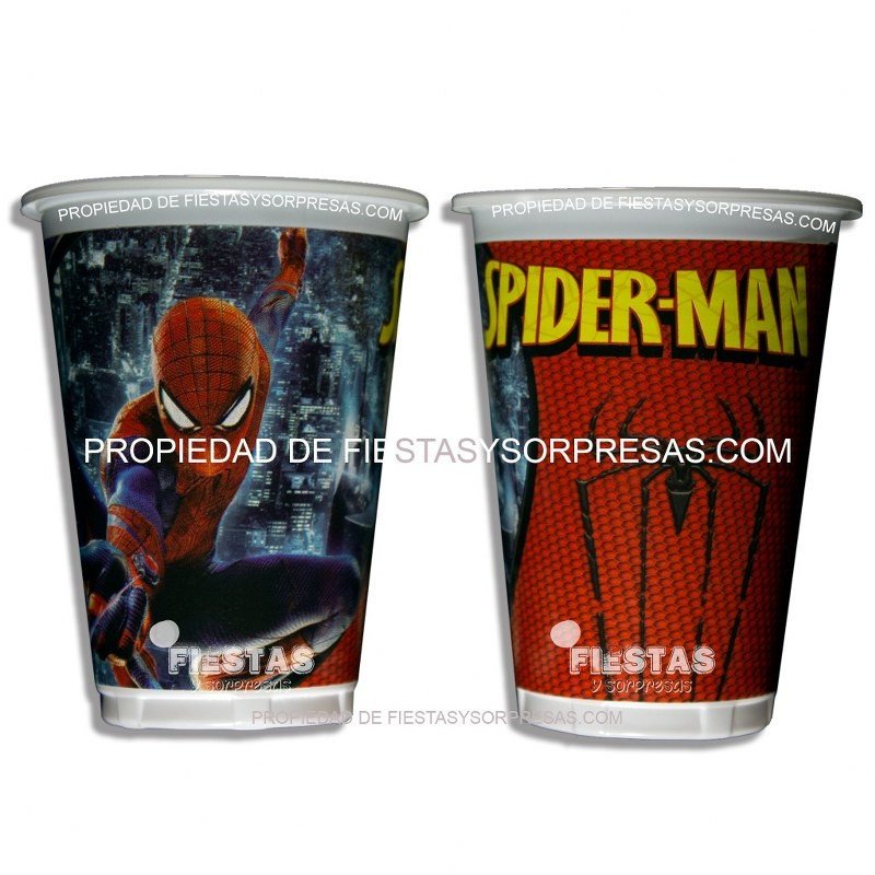 vasos-spiderman-7oz-paquete-x-20