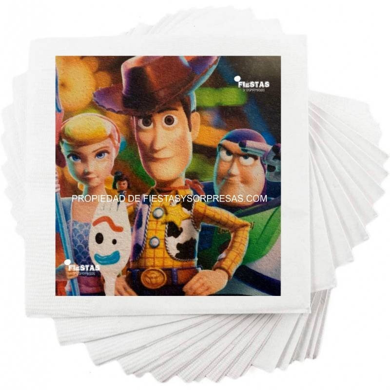 SERVILLETAS TOY STORY -  PAQUETE X 15