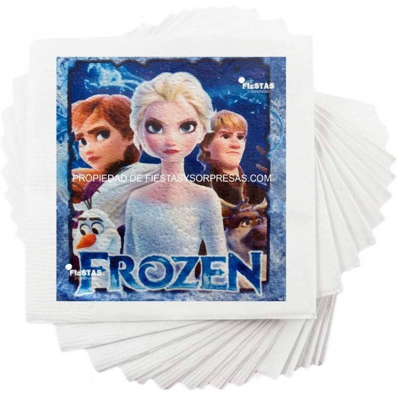 SERVILLETAS FROZEN - PAQUETE X 15 SERVILLETAS FROZEN - PAQUETE X 15