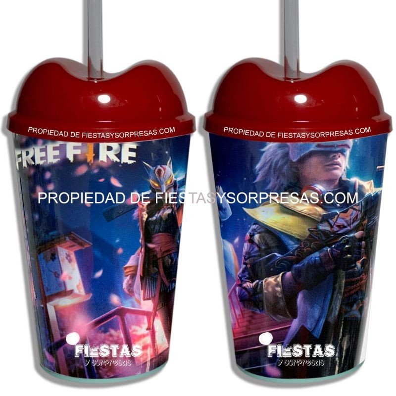 VASOPITILLO FREE FIRE - 6 UNIDADES VASOPITILLO FREE FIRE - 6 UNIDADES