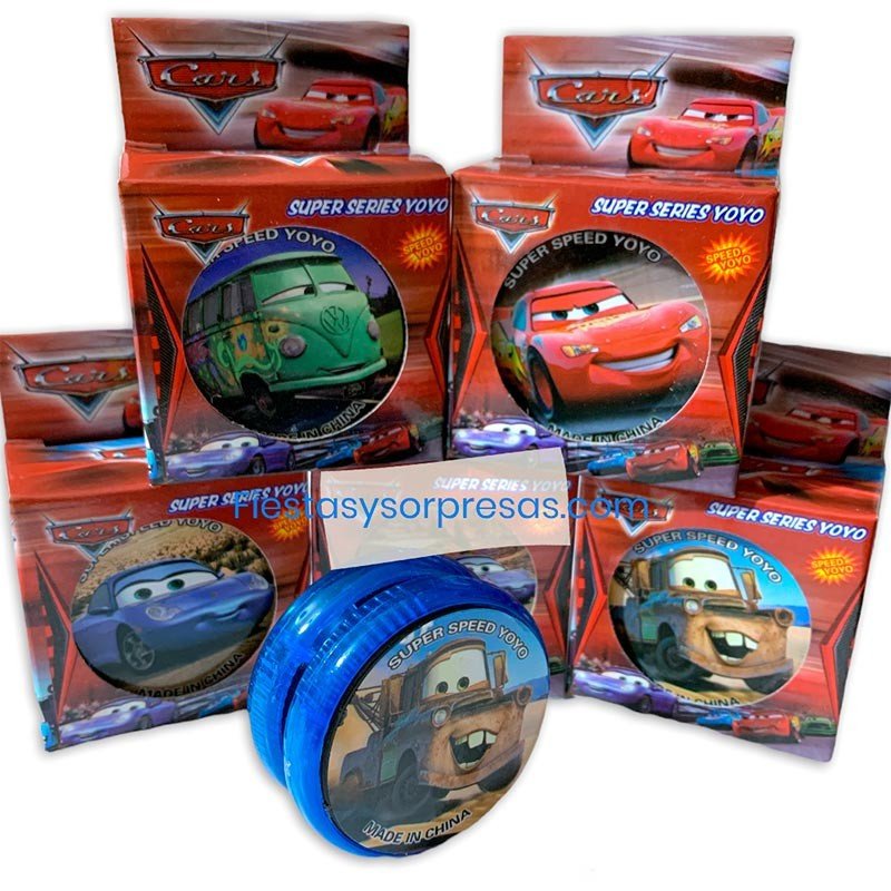 YOYO CON LUZ CARS - UNIDAD