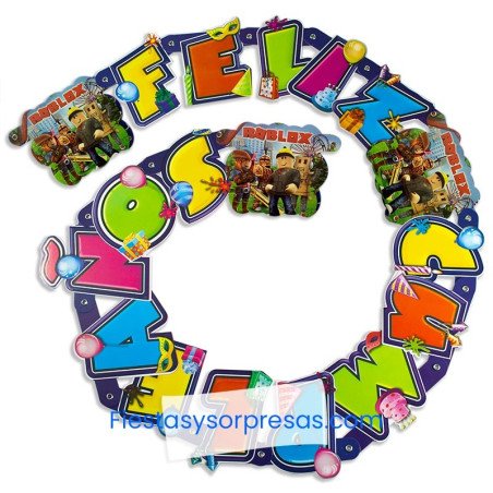 Letrero Roblox Feliz Cumpleanos | Fiestas y Sorpresas