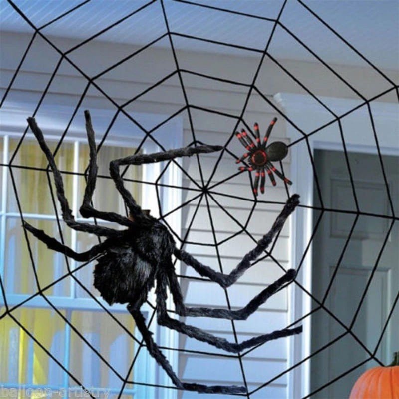 TELARAÑA GIGANTE HALLOWEEN - NEGRA