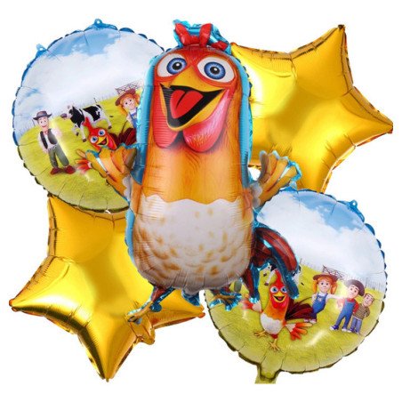 Bouquet De Globos La Granja De Zenon Gallina