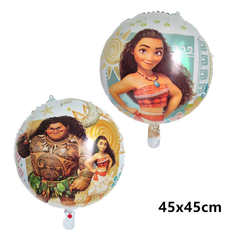 GLOBO METALIZADO MOANA BLANCO - REDONDO - UNIDAD