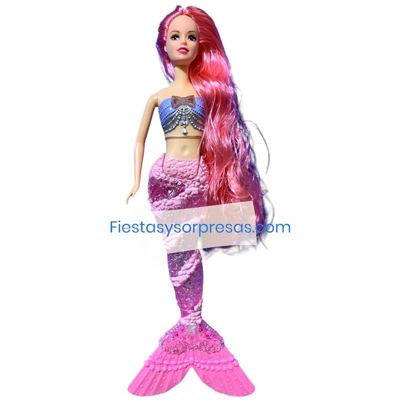 MUÑECA MERMAID MAGIC PINK MUSICAL