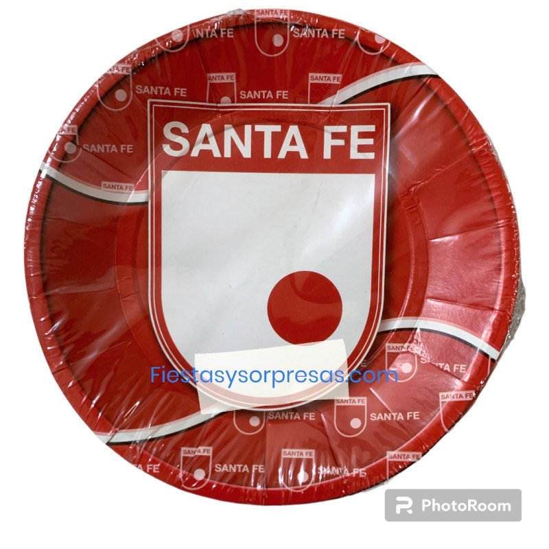 PLATO REDONDO SANTA FE - PAQUETE X 12 PLATO REDONDO SANTA FE - PAQUETE X 12