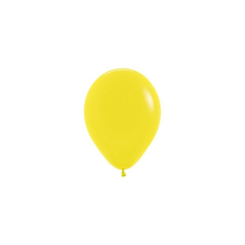 GLOBOS UNICOLOR - R12 - AMARILLO - PAQUETE X 20