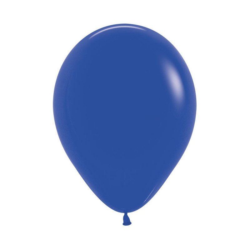 GLOBOS UNICOLOR - R12 - AZUL REY - PAQUETE X 20