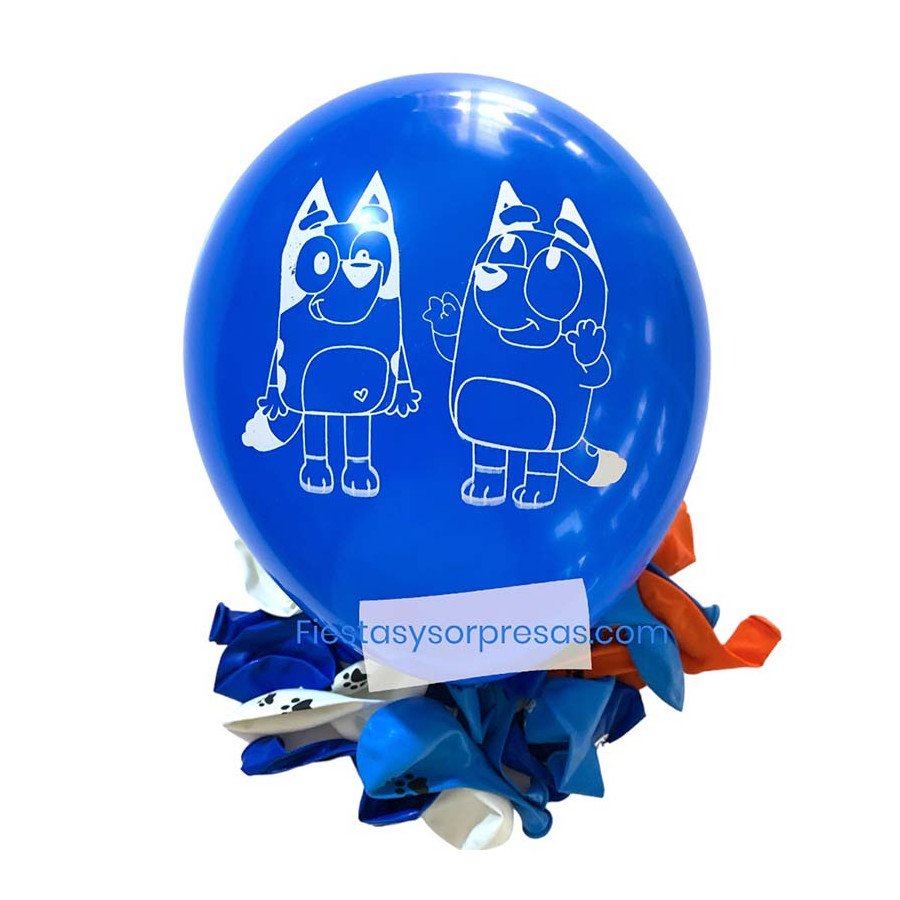 globo impreso bluey